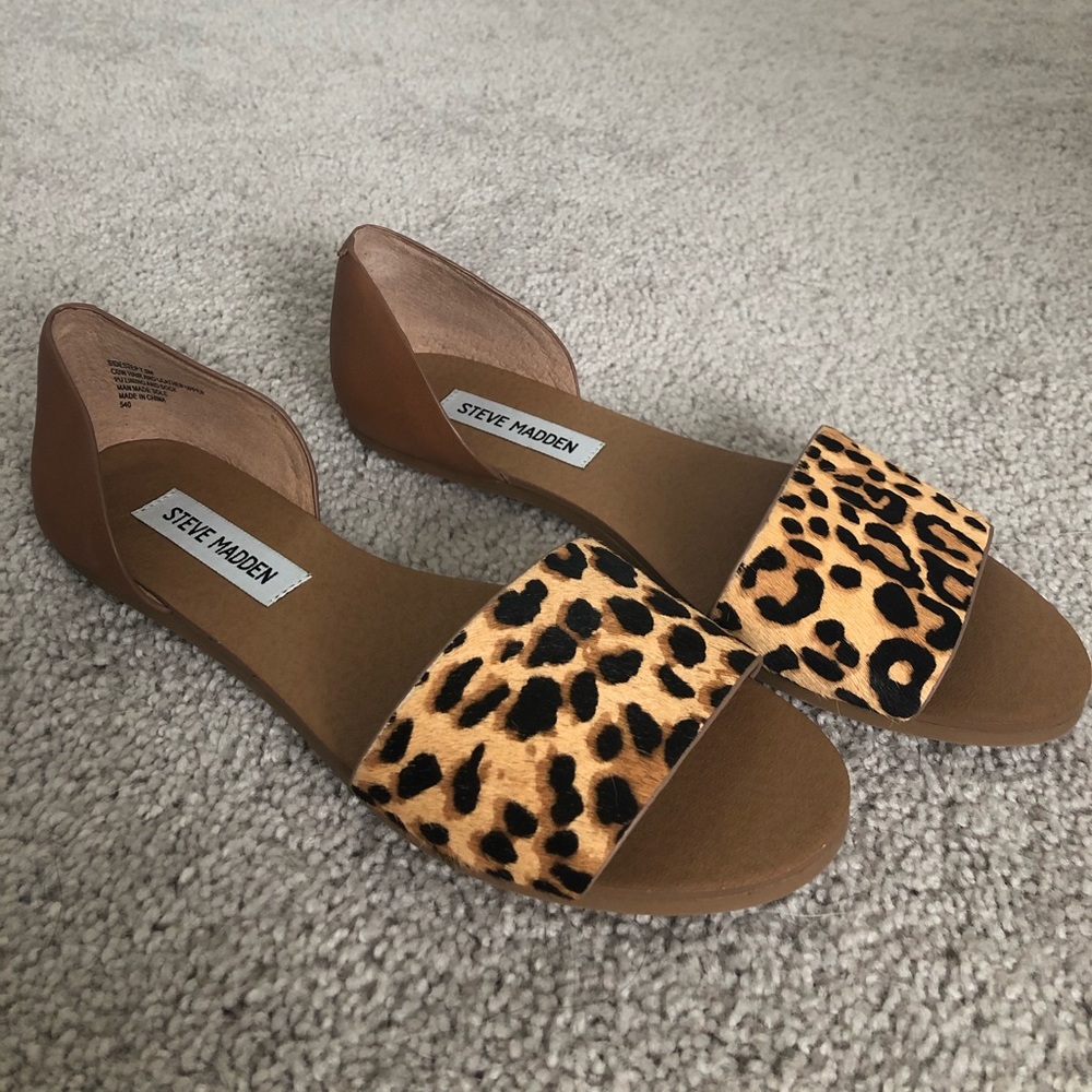 Steve Madden Calf-hair flats